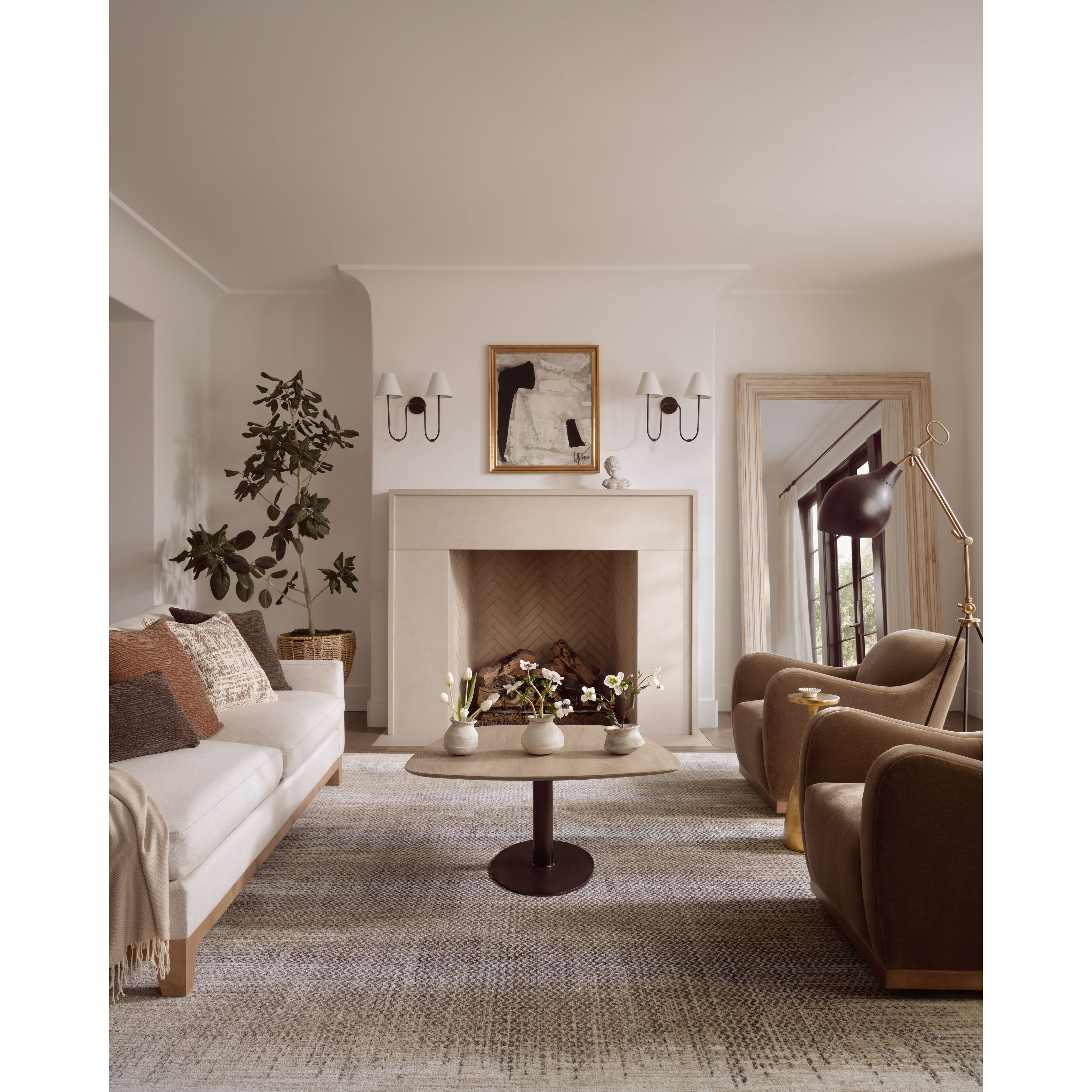 Alexander Home Windstone Modern Low Pile Area Rug