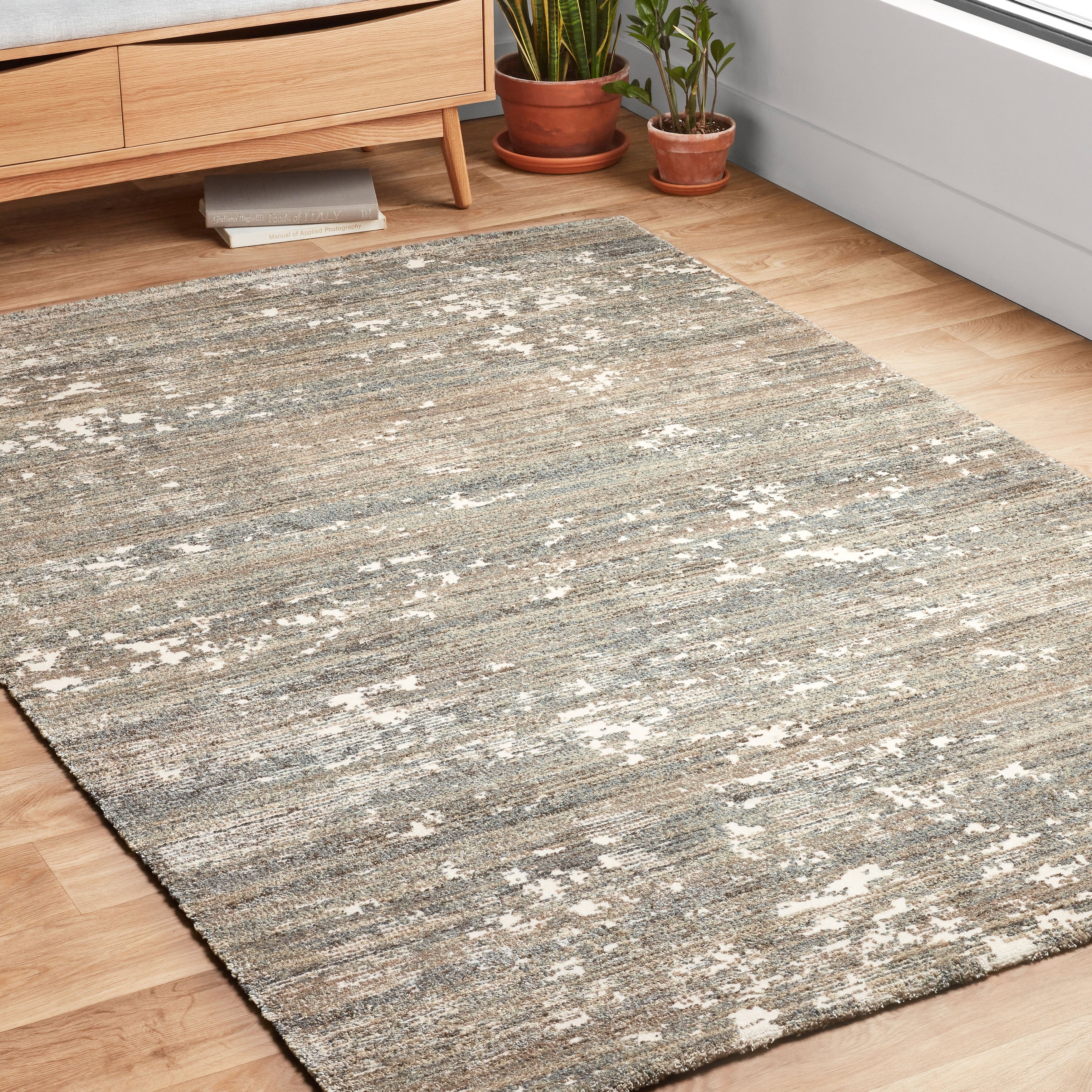 Alexander Home Zion Stone Abstract Modern Contemporary Rug