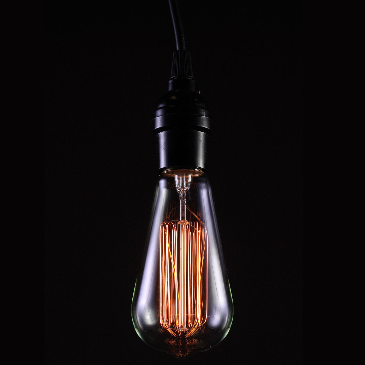 Alexandra Adjustable Height 1 Light Edison Lamp With Bulb