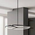 Alfie 30 Inch 3 Light Textured Black 3Cct Led Chandelier L 30.25 X W 30.25 X H 1.25 X M H 71