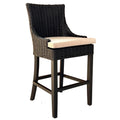 Alfresco Barstool Black Kuba Weave