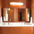 Algiers 37 Inch Satin Nickel Led Vanity Linen Acrylic Shade