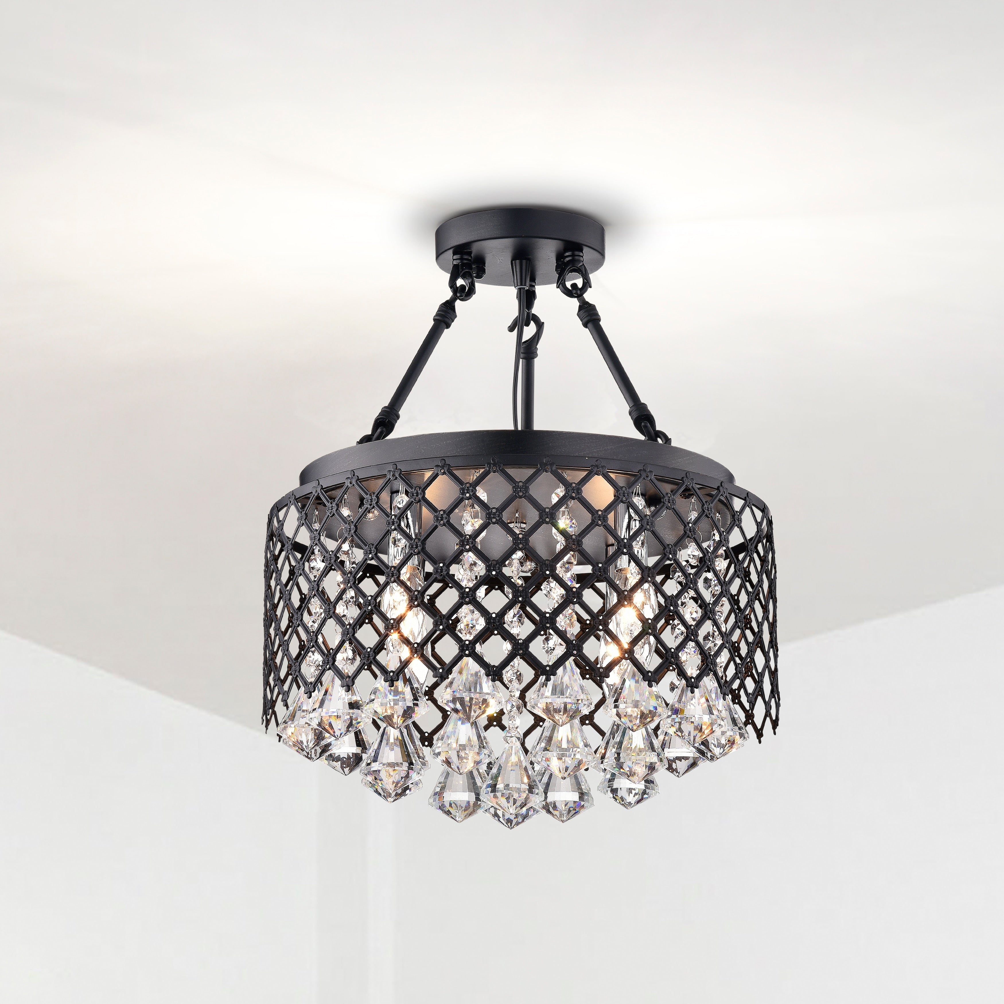 Alhena 4 Light Semi Flush Mount Fixture