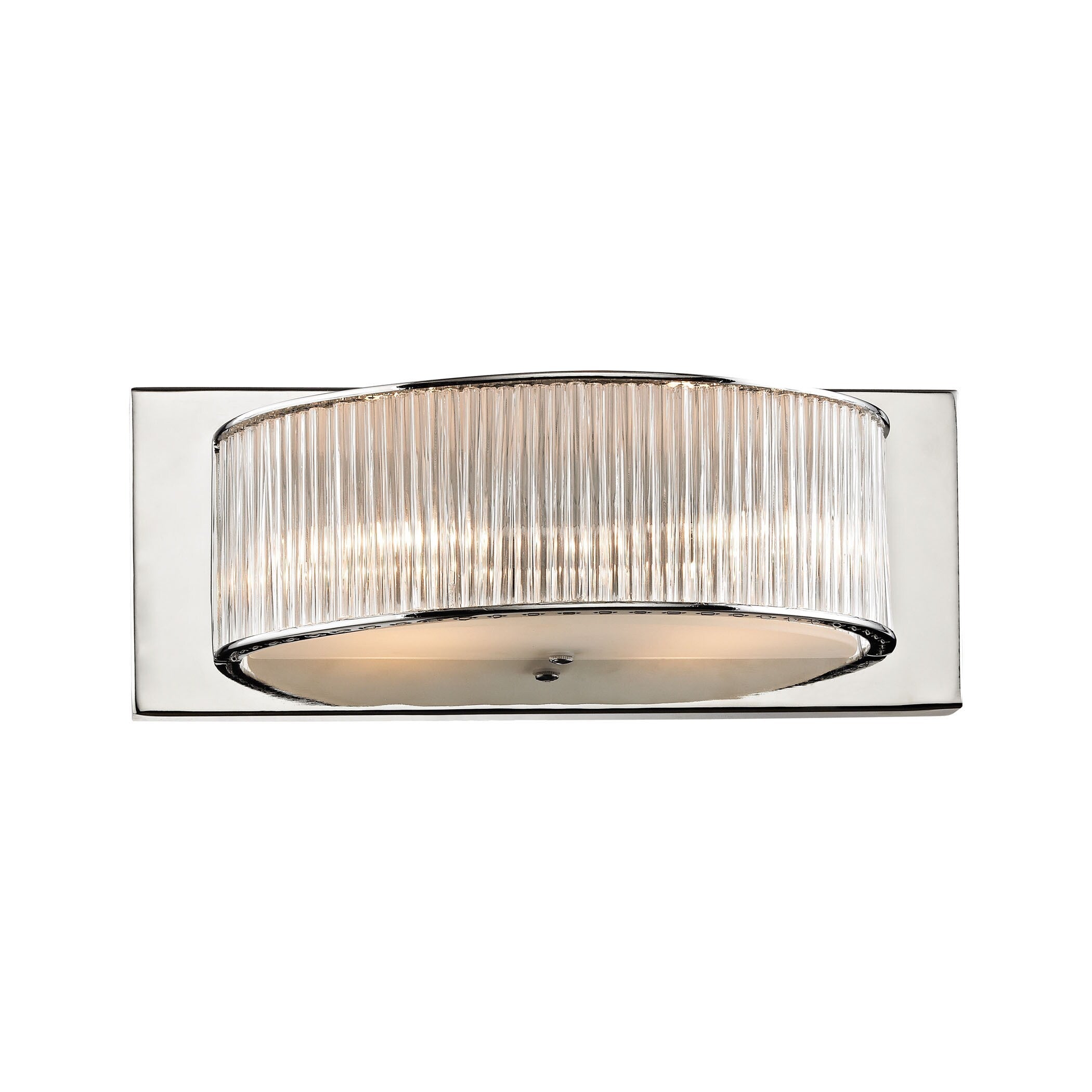 Alico Somerset Crystal Glass And Chrome 2 Light Vanity