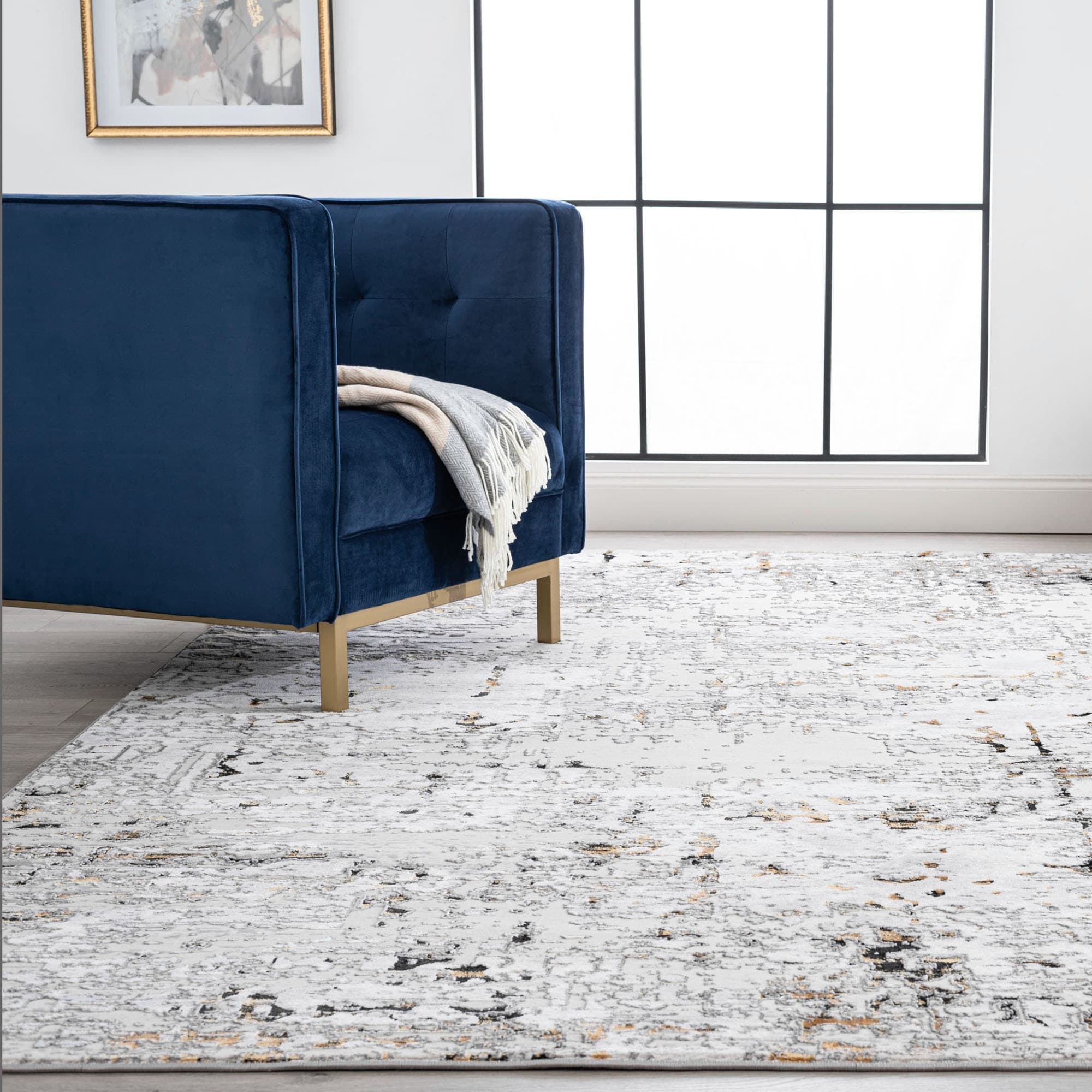Alise Rugs Antiquity Contemporary Abstract Area Rug