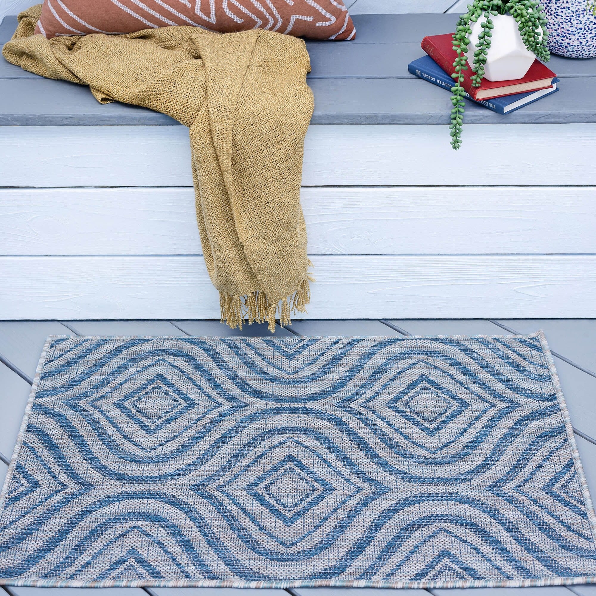 Alise Rugs Colonnade Contemporary Geometric Area Rug
