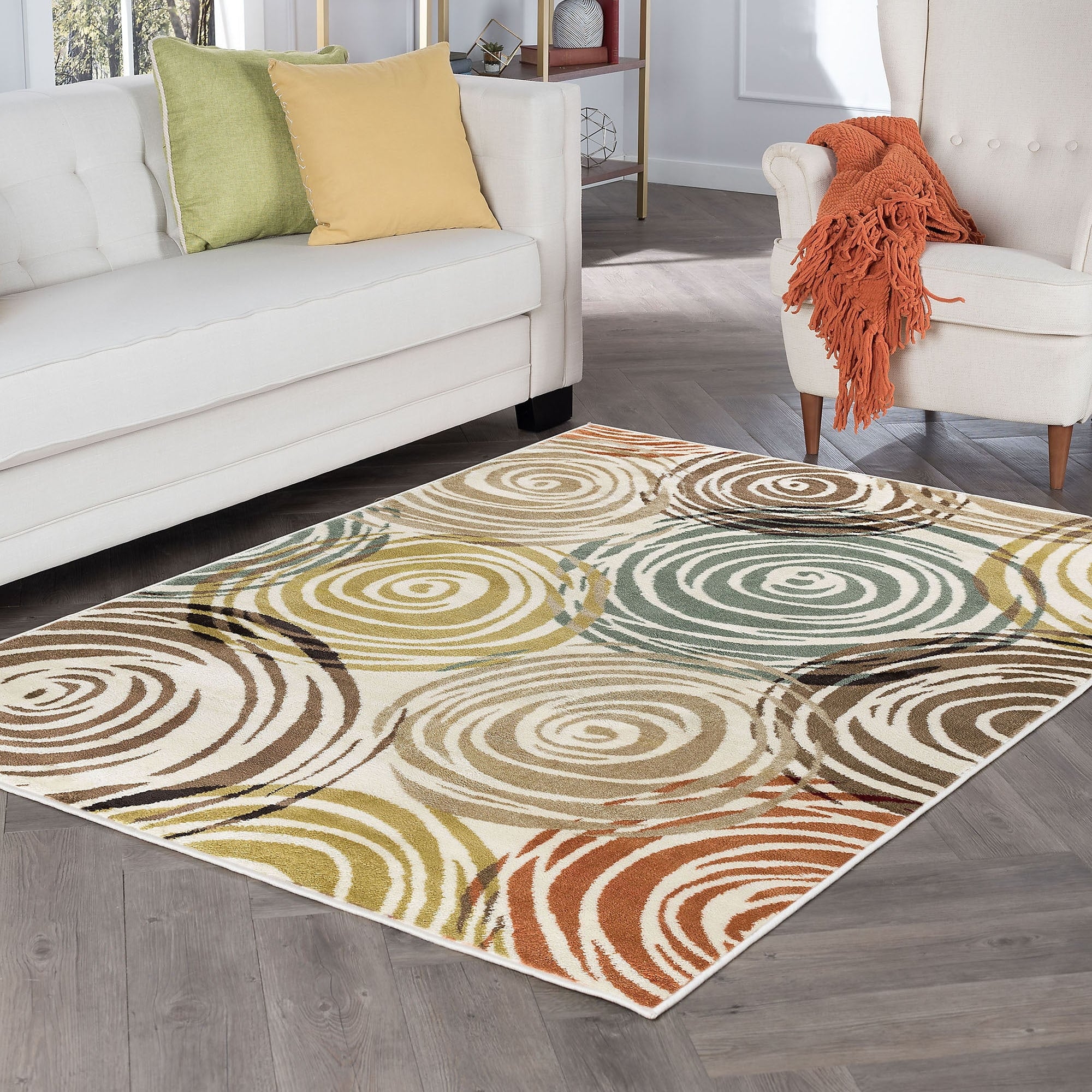 Alise Rugs Decora Contemporary Abstract Three Piece Set 5 X 7