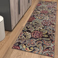 Alise Rugs Decora Transitional Floral Three Piece Set 5 X 7