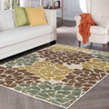 Alise Rugs Decora Transitional Floral Round Area Rug 710 X 710