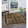 Alise Rugs Flora Contemporary Animal Area Rug 53 X 73