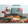 Alise Rugs Rhapsody Contemporary Abstract Area Rug Multi 53 X 73