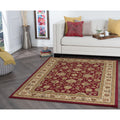 Alise Rugs Rhythm Traditional Floral Oval Area Rug 67 X 96