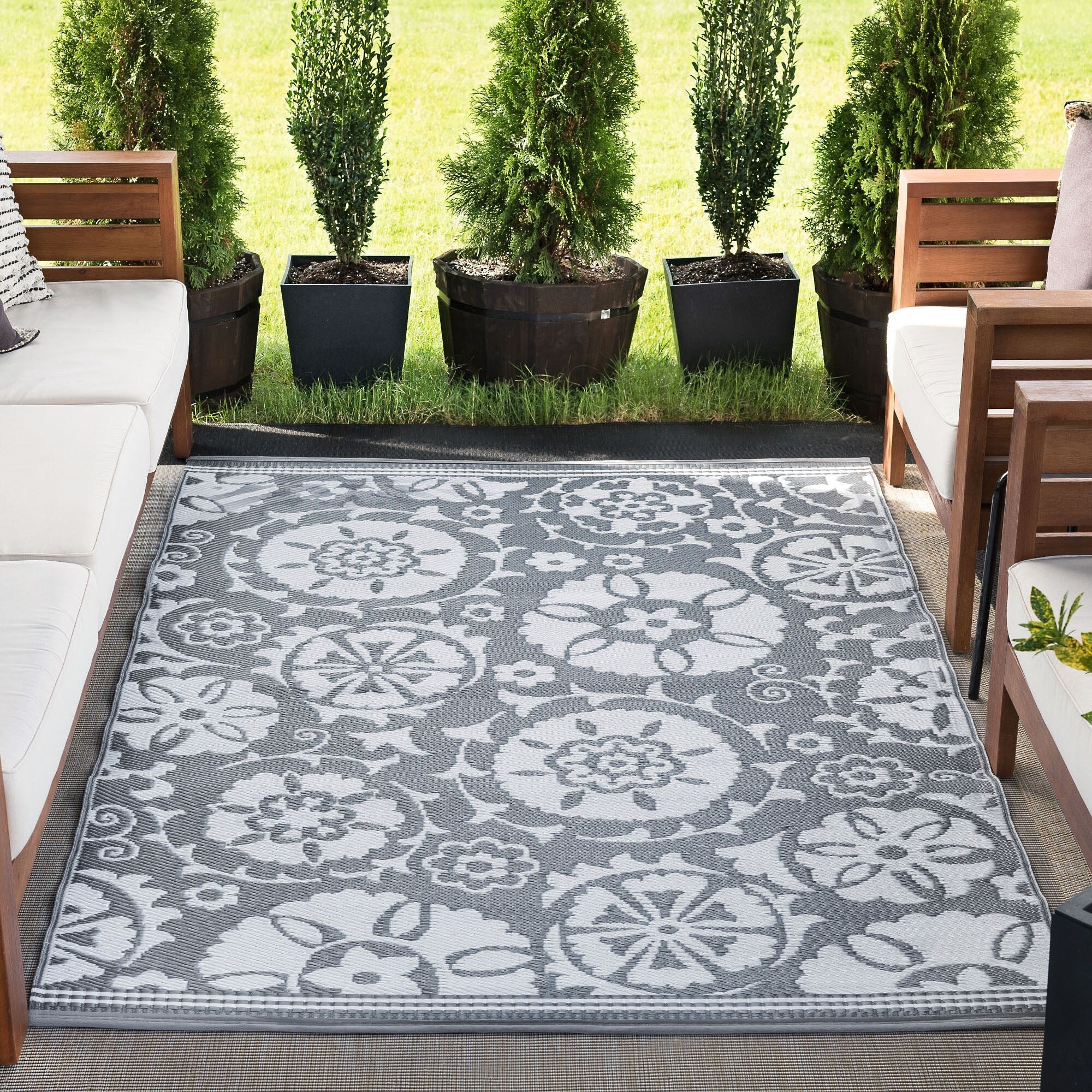 Alise Rugs Sundown Transitional Floral Area Rug