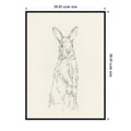 All Ears I By Ethan Harper Framed Canvas Wall Art Print