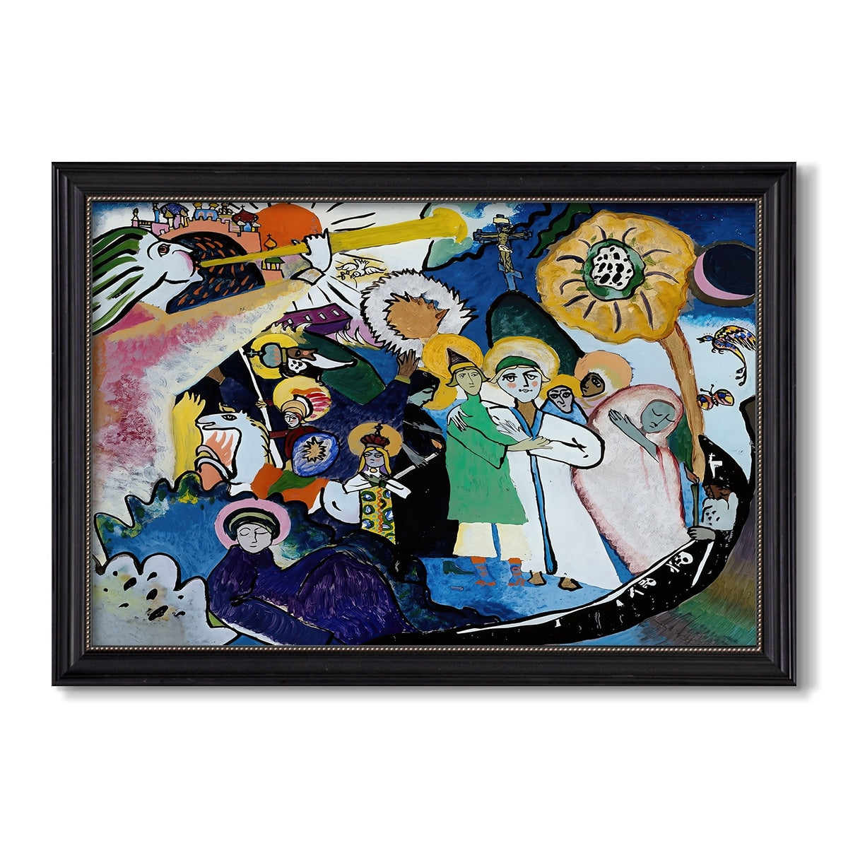 All Saints Day I 1911 Wassily Kandinsky Custom Framed Canvas