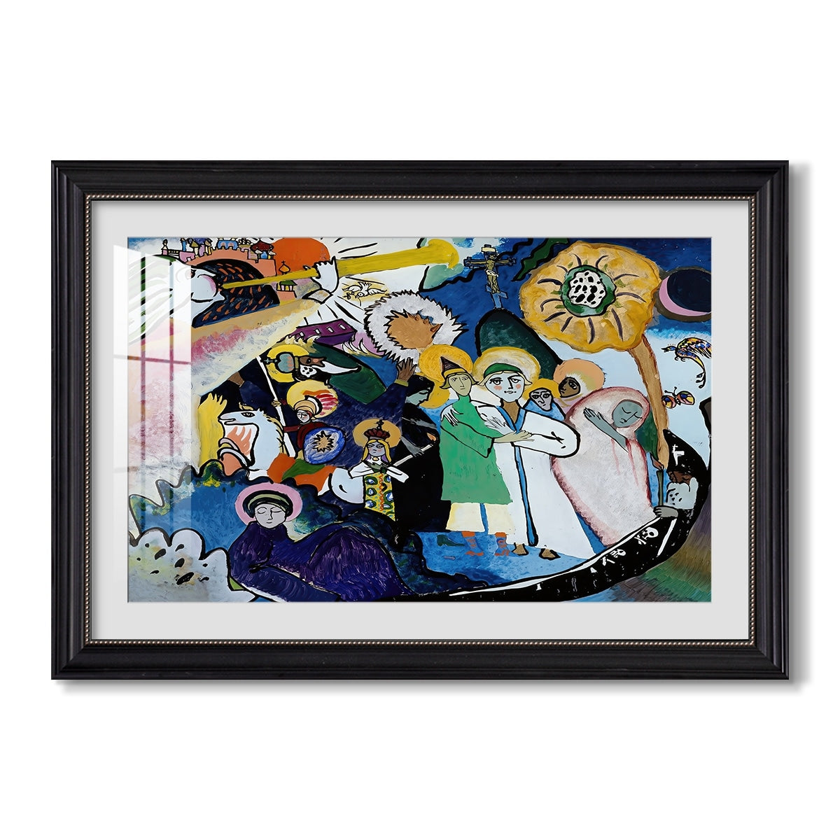 All Saints Day I 1911 Wassily Kandinsky Custom Framed Print