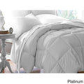 All Season Microfiber Down Blend Color Comforter