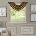 Elrene All Seasons Polyester Blend Waterfall Valance
