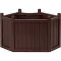 All Weather Composite Corner Planter 34 Inches