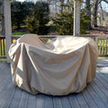 All Weather Protective Cover For 54 In Round Table And Chairs With Umbrella Hole