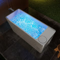 All In One Cold Plunge Tub With Built In 1Hp Chiller Heater Wifi App Control Ozone Filtration And Led Light