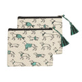 All The Dogs Cosmetic Pouches Set Of 2