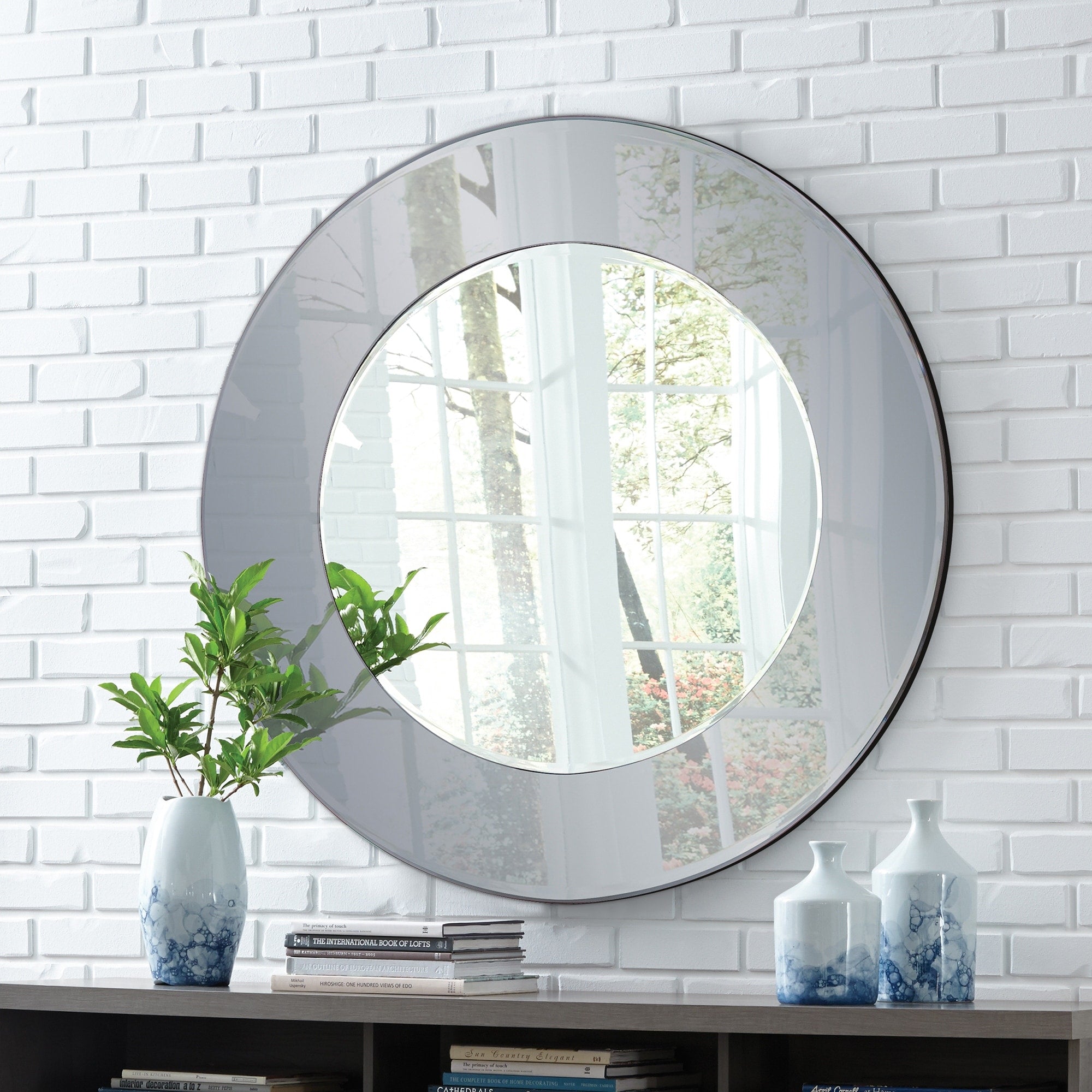 Auryn Round Mirror 42 X 84 X 2.1 4