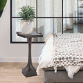 Chiseled Cast Aluminum Martini Table