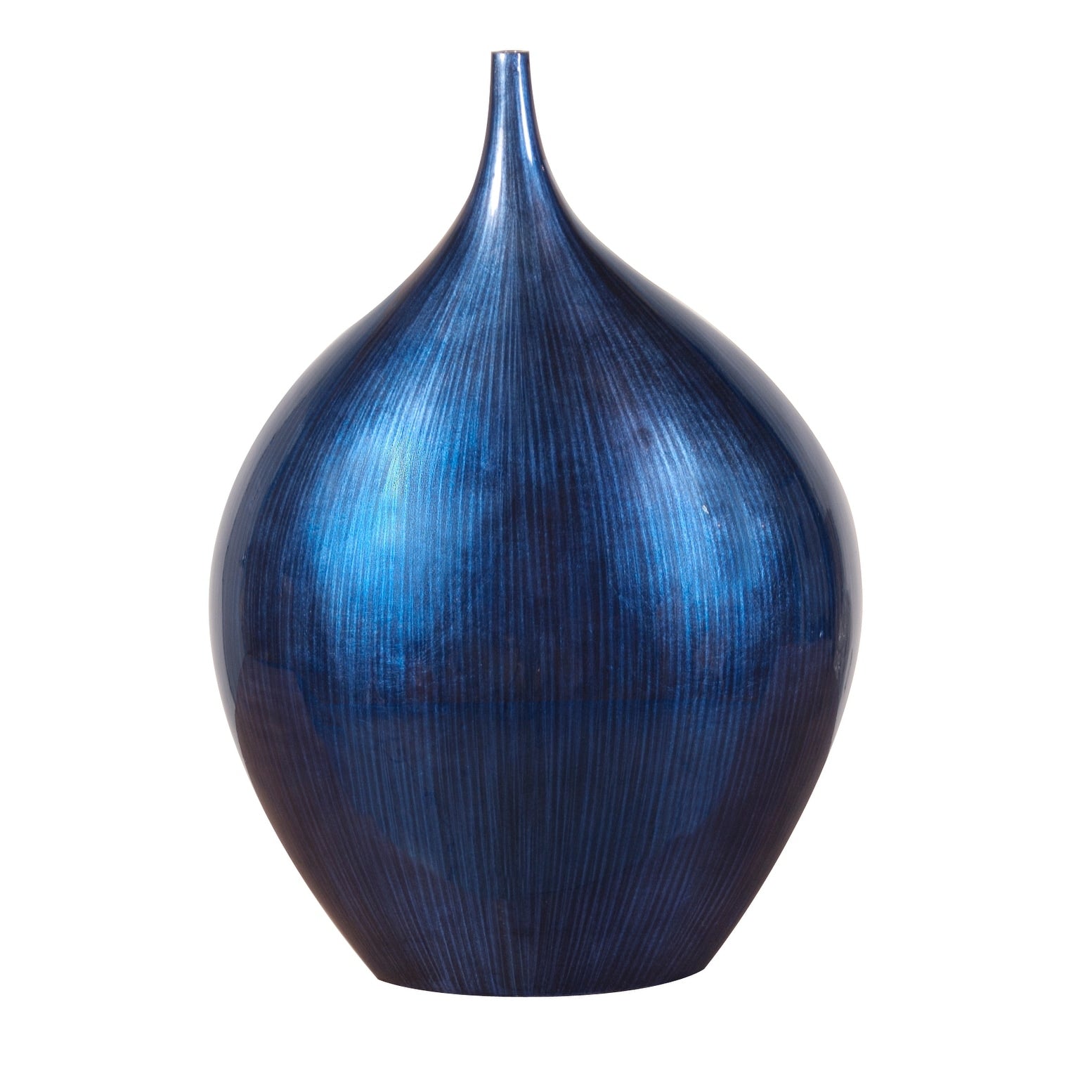 Cobalt Blue Wood Vase Small