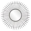 Allan Andrews Kenton Sunburst Grey Iron Frame Mirror