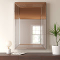 Howard Elliott Collection Allan Andrews Lenox Clear Glass Stepped Mirror