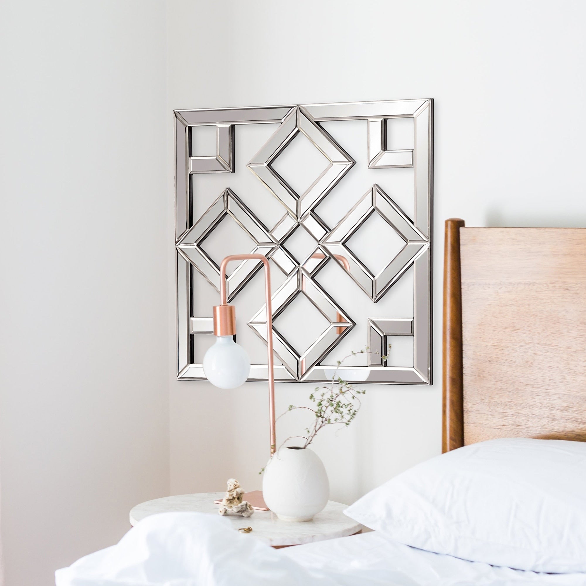 Allan Andrews Moira Mirrored Lattice Mirror