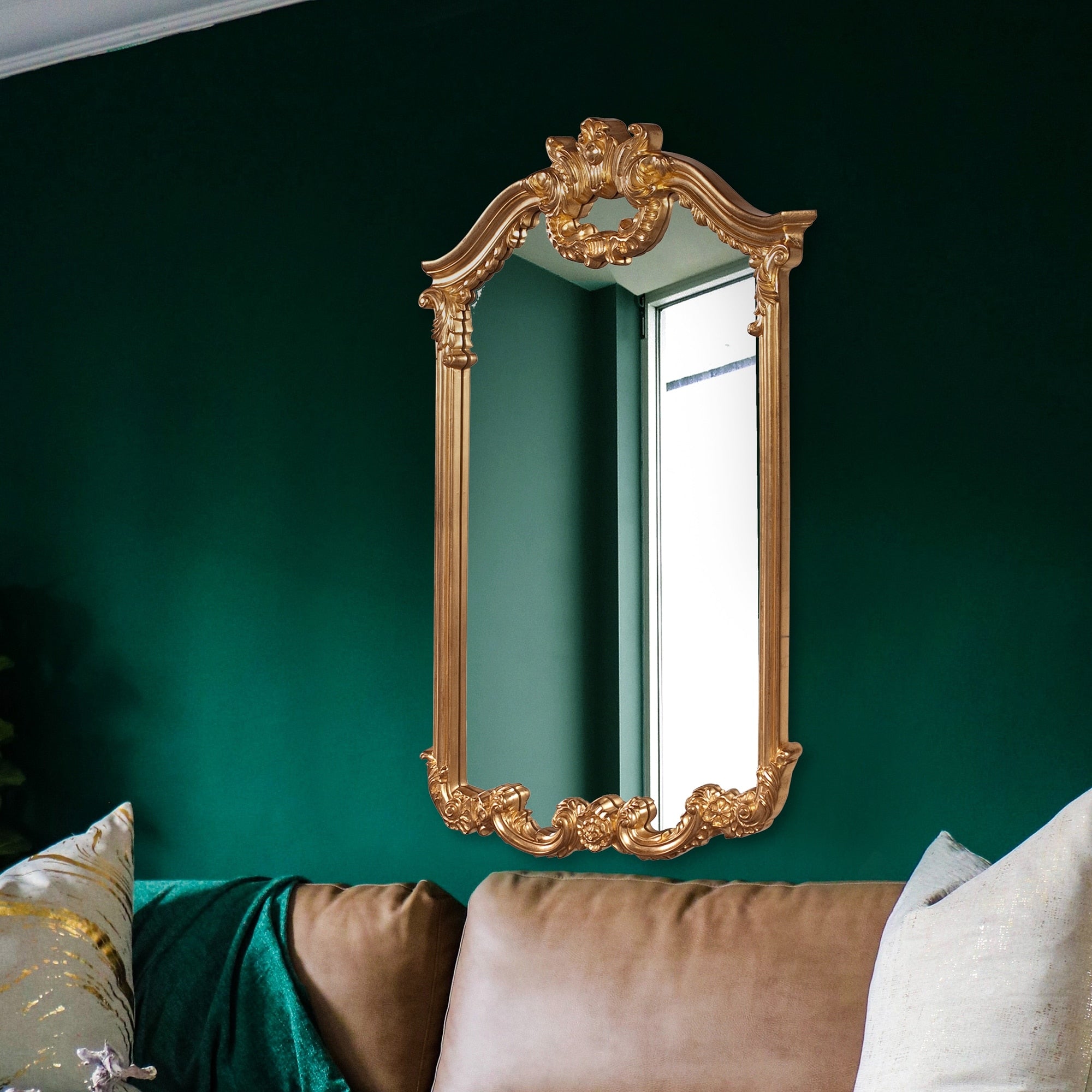 Allan Andrews Roman Gold Mirror