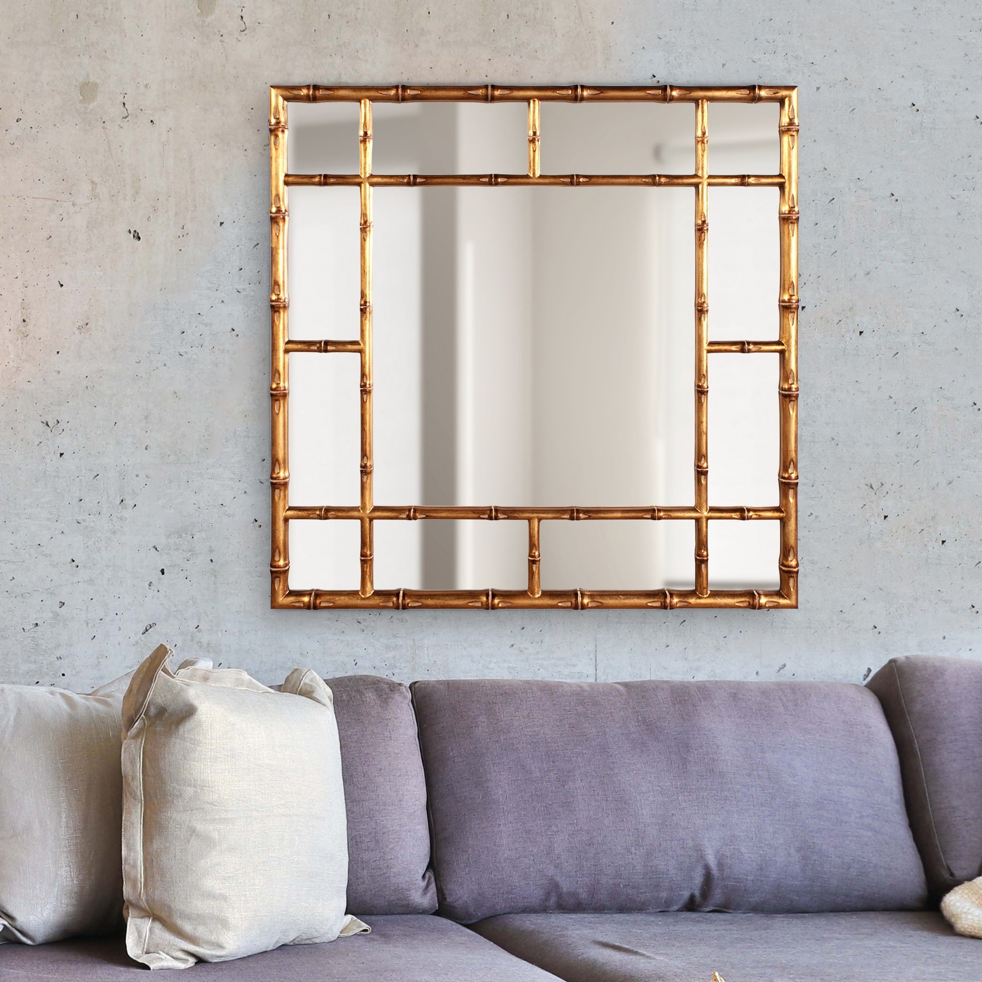 Rainforest Mirror Country Gold