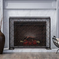 Christopher Knight Home Alleghany Black Iron Single Panel Firescreen