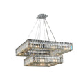 Allegri 11782 Fr001 Quadro 2 Light 38 Wide Square Ring Chandelier