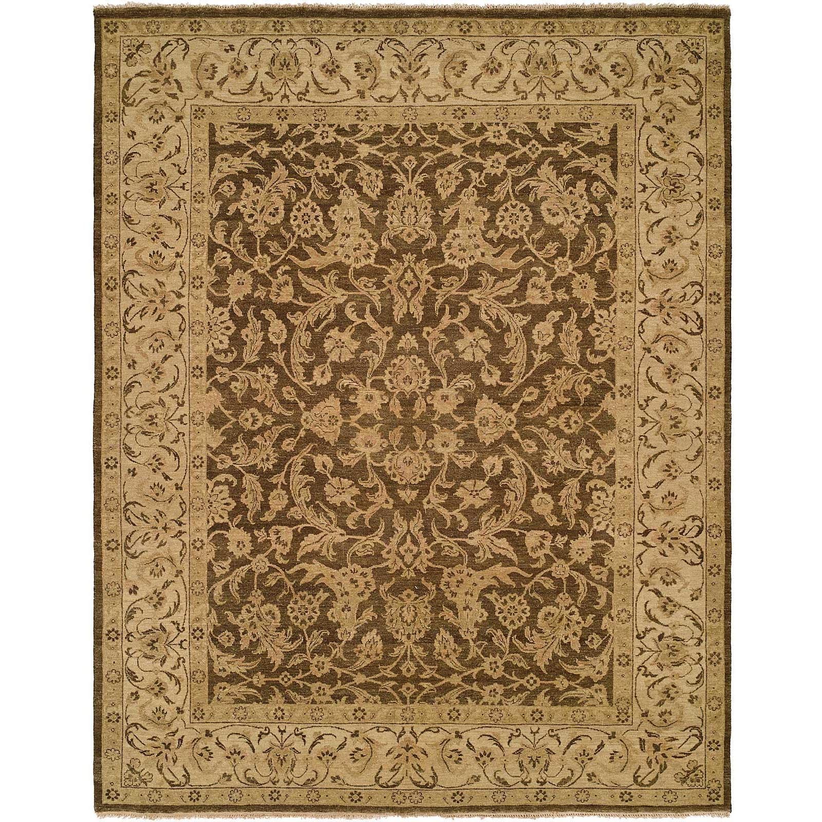 Allegro Hazel Ivory Hand Knotted Wool Area Rug