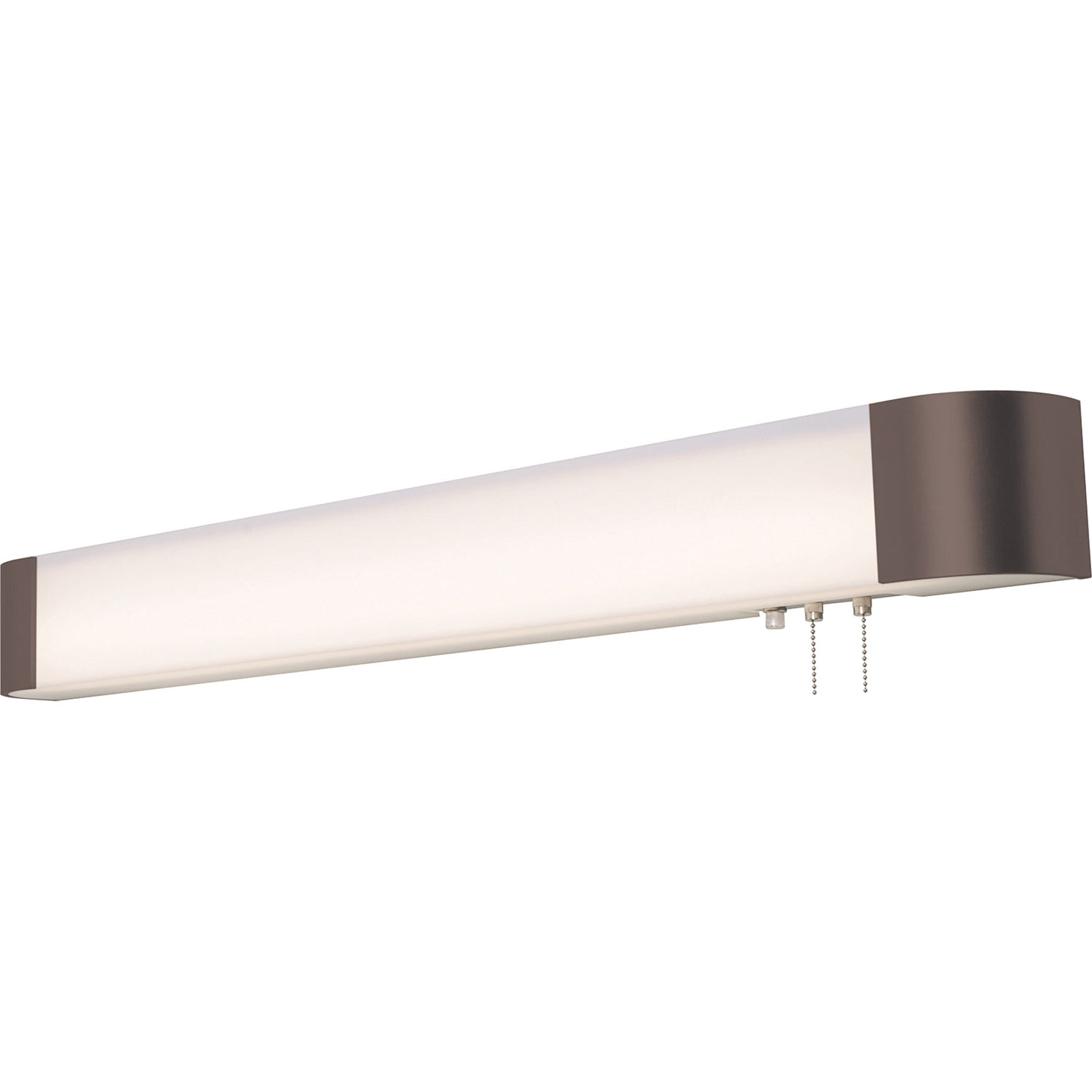 Afx Allen 3 Feet Ada Oil Rubbed Bronze Led Overbed Fixture White Acrylic Shade