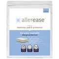 Allerease 2 In 1 Mattress Pad Protector Hot Water Washable White