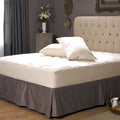 Allerease Organic Cotton Top Mattress Pad White