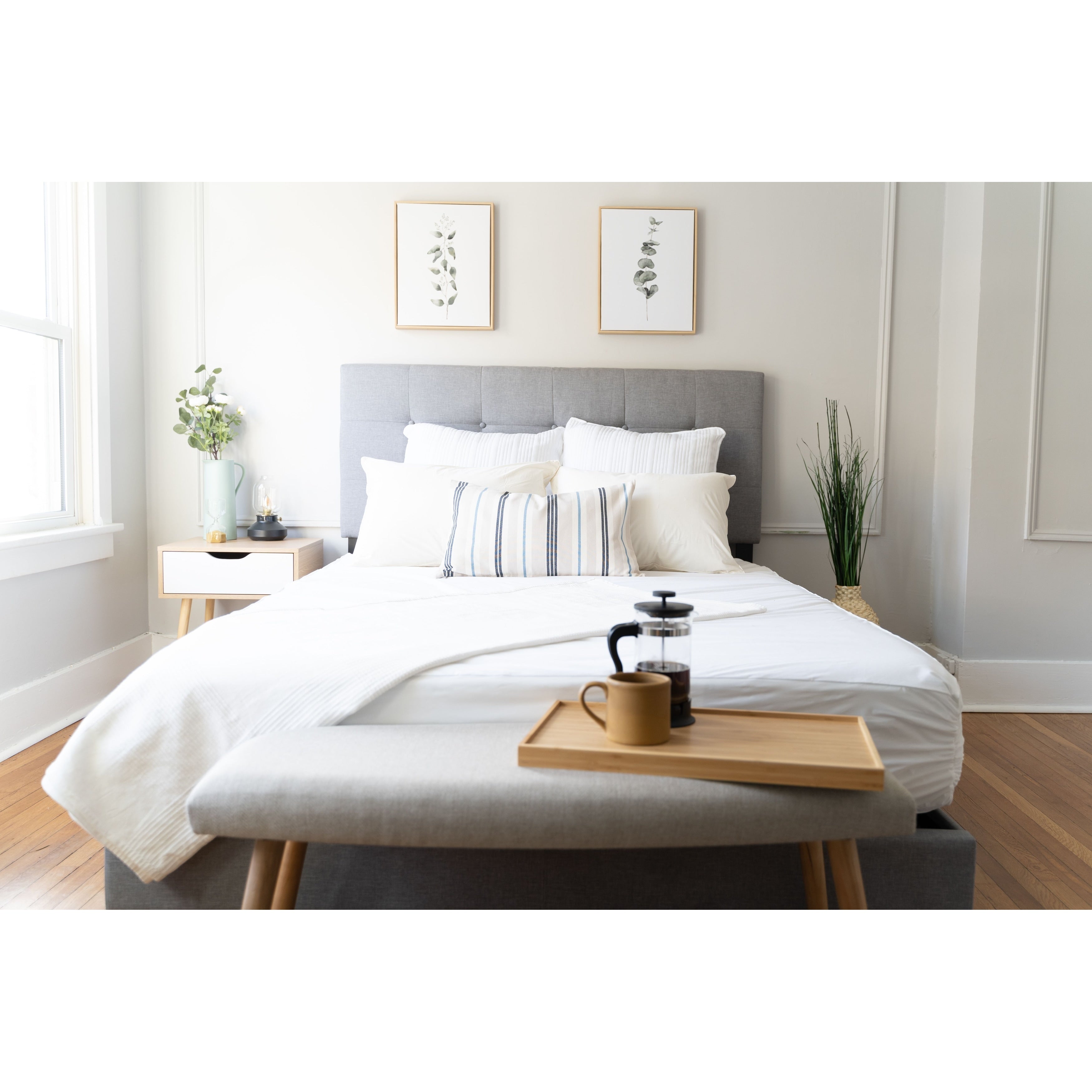 Allerease Ultimate Protection And Comfort Temperature Balancing Waterproof Zippered Mattress Protector White