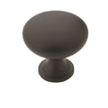 Allison Value 1 1 4 In 32 Mm Flat Black Cabinet Knob 25 Pack