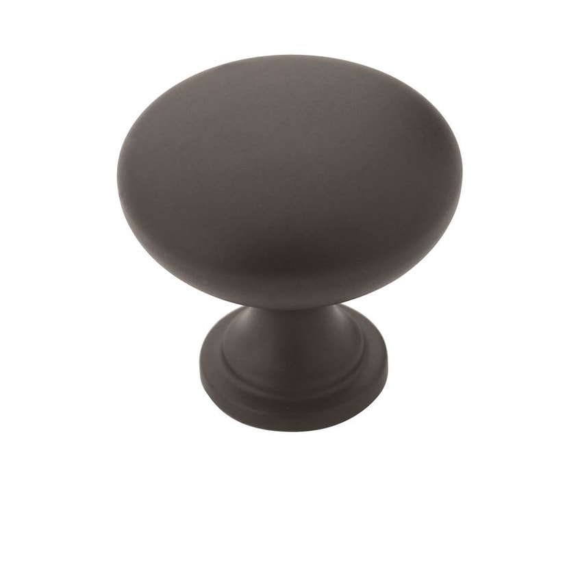 Allison Value 1 1 4 In 32 Mm Flat Black Cabinet Knob 25 Pack