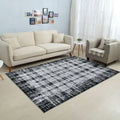 Alloy Collection Modern Black Area Rug
