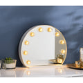 Alma White Finish Accent Mirror