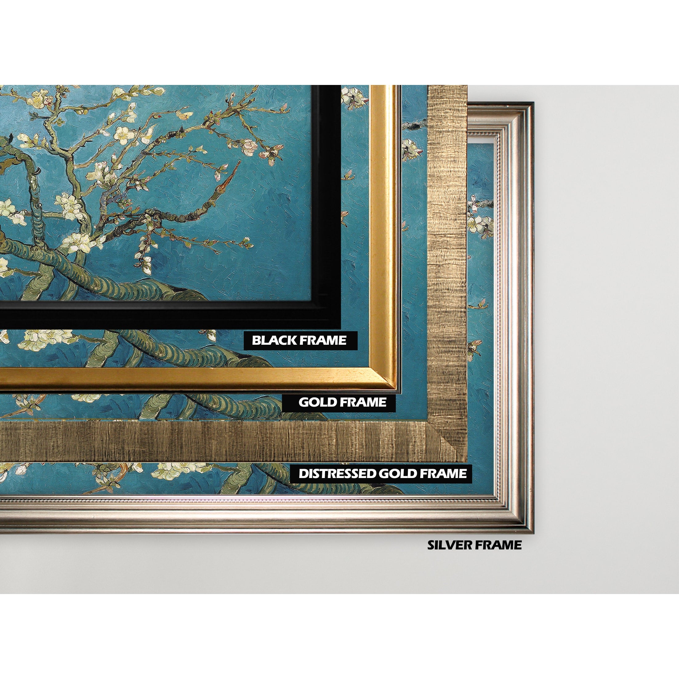 Almond Blossom By Van Gogh Silver Frame