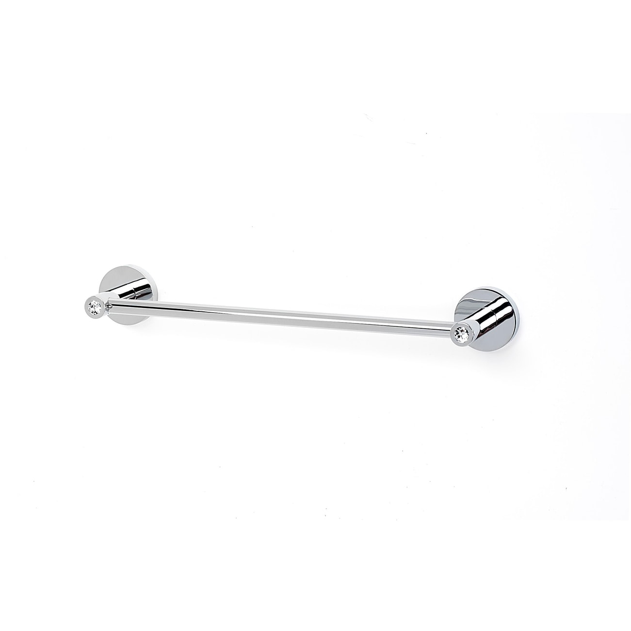 Alno C8320 12 12 Wide Towel Bar From The Contemporary I Crystal Collection