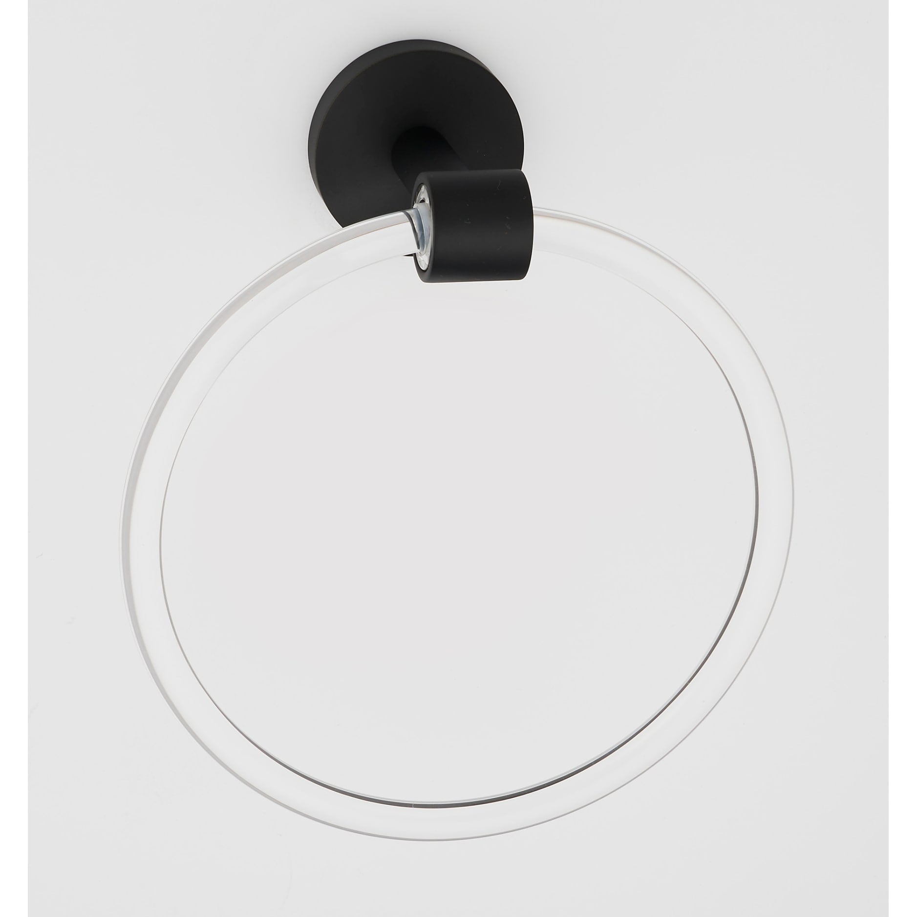 Alno A7240 Contemporary Acrylic 6 Diameter Towel Ring