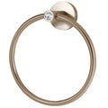 Alno C8340 6 Towel Ring From The Contemporary I Crystal Collection