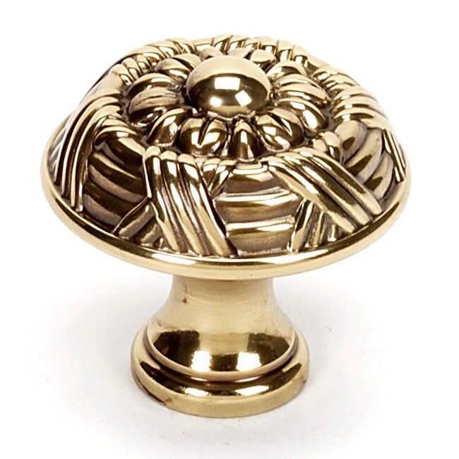 Alno A880 14 Ribbon And Reed 1 1 4 Inch Diameter Mushroom Cabinet Knob